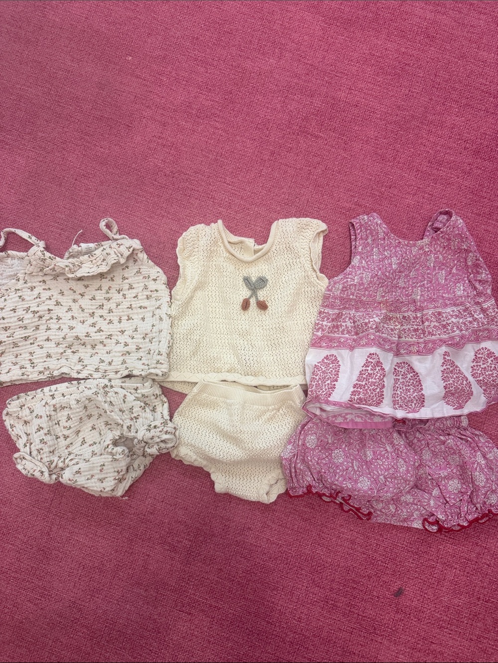 Lot of adorable two piece sets. Rylee and cru, pink chicken
